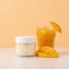 beurre corporel fouetté parfum mangue vegan pour le corps et les cheveux