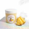 Pur beurre de karité ananas à la texture fondante, soin nourrissant pour le corps et les cheveux secs.
