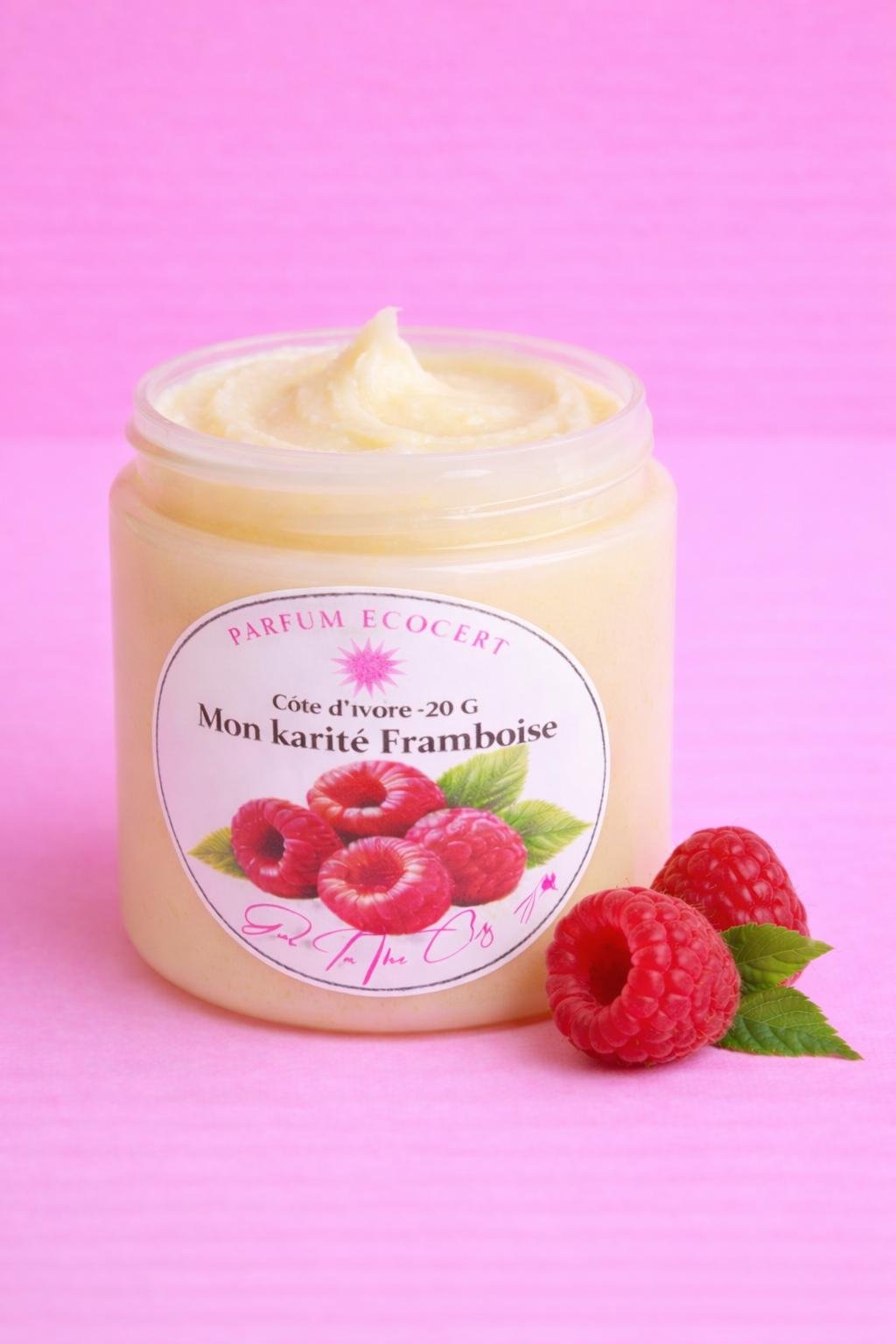 beurre corporel framboise au pur beurre de karité