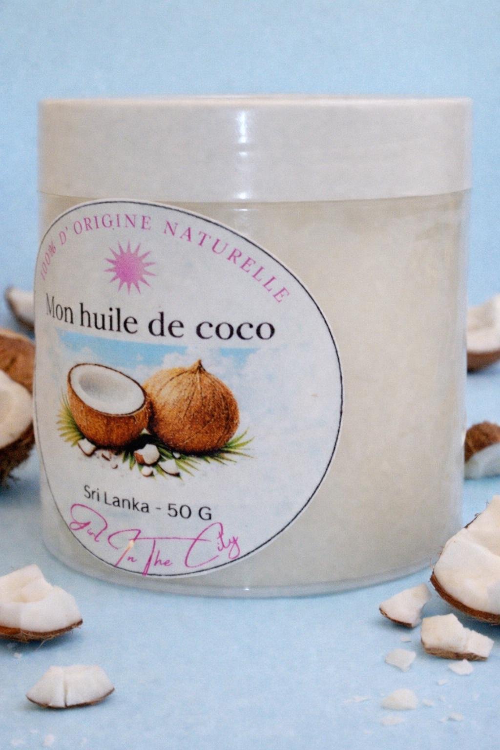 huile de coco vierge biologique 100 % pure soin nourrissant corps cheveux parfum coco naturel