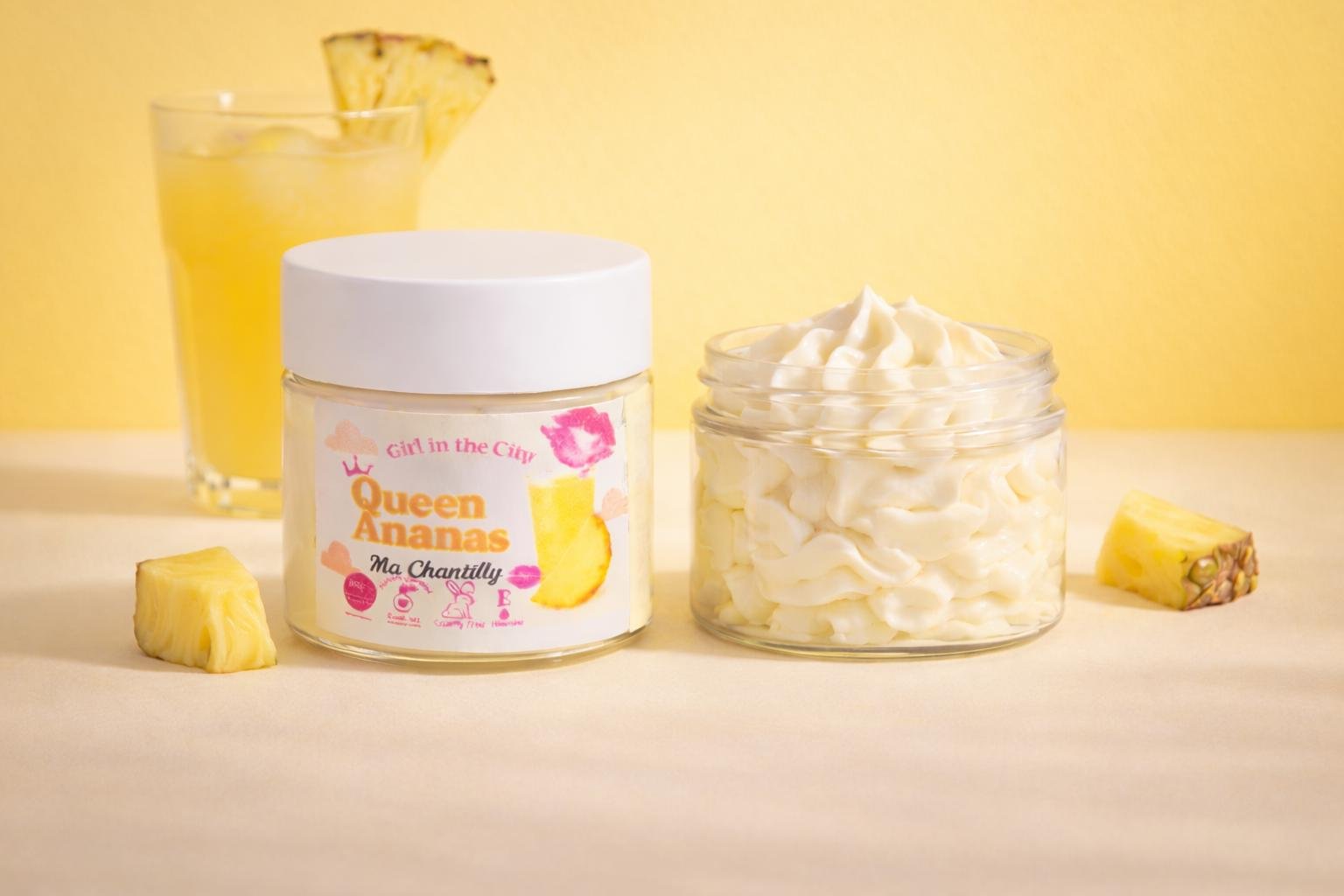 beurre corporel fouetté ananas