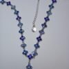 COLLIER PRINCESSE Y bleu turquoise bleu azur 3