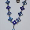 COLLIER PRINCESSE Y bleu turquoise bleu azur 4