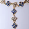 Collier princesse y blanc bleu 3