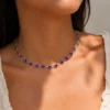 collier princesse bleu marine 1