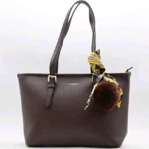 Sac cabas Cléo Flora & co - Chocolat