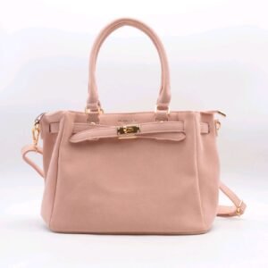 Sac à main daim Flora & Co - Rose