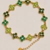 bracelet princesse vert émeraude
