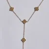 collier trèfles dorés 1