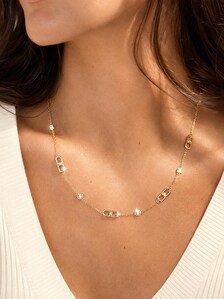 Collier grains de café