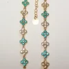 Collier princesse turquoise blanc - Thumbnail Image 3