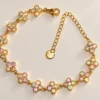 Holografisches Kleeblatt-Armband