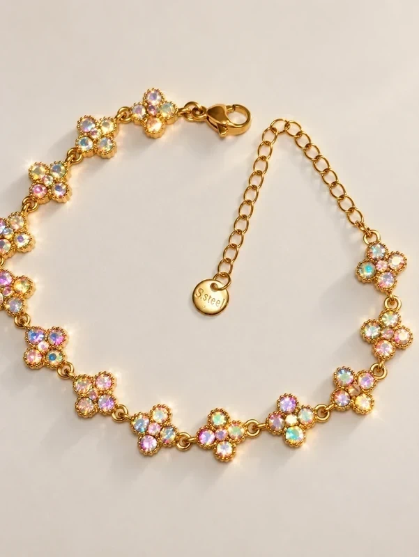 Holografisches Kleeblatt-Armband