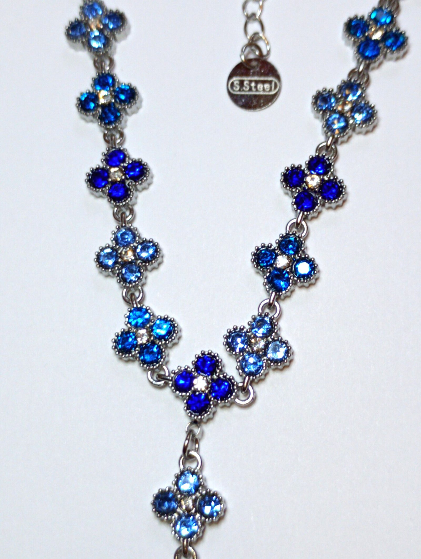 Halskette „Frozen Blue“ – Bild 4