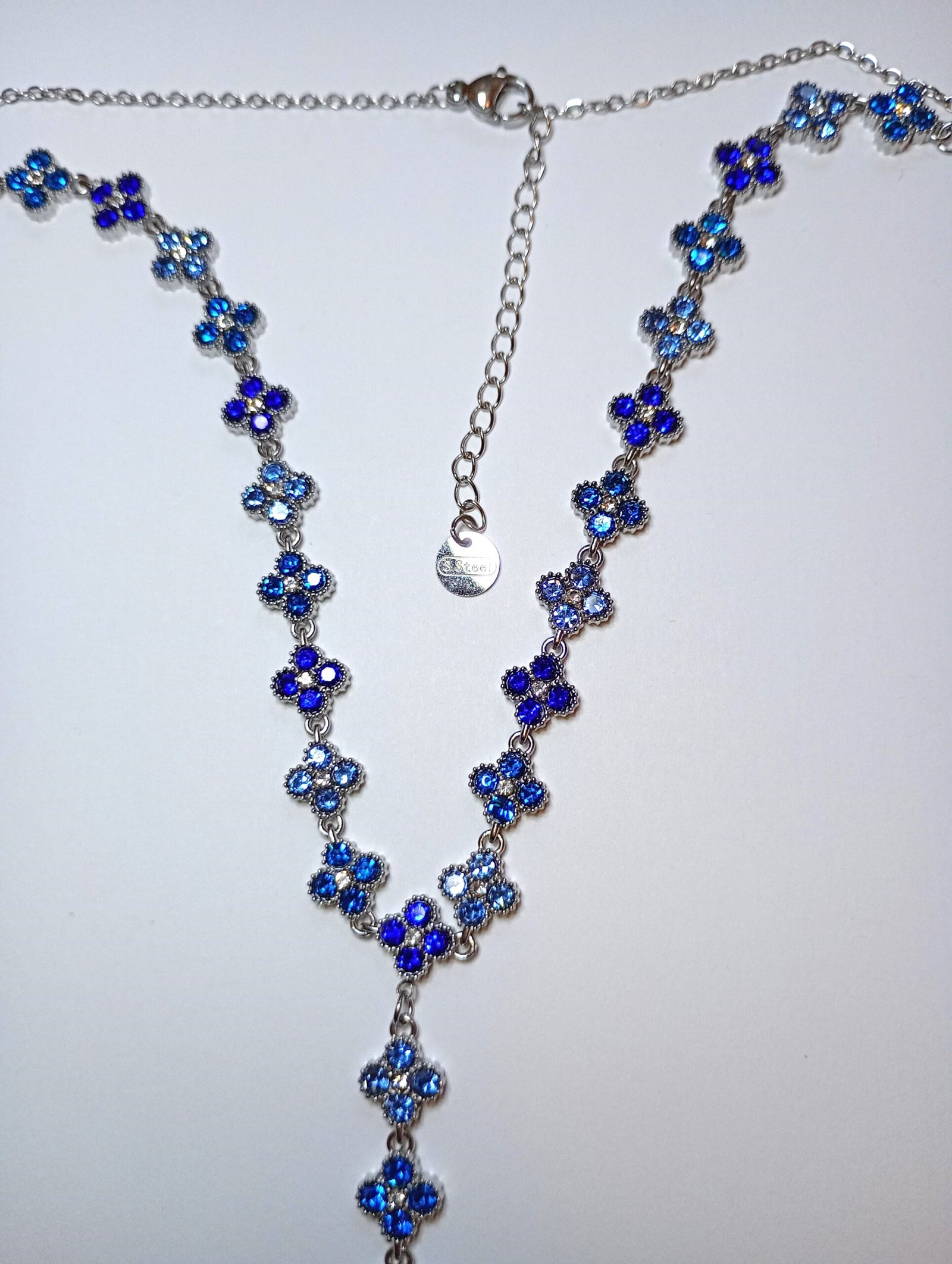 Halskette „Frozen Blue“ – Bild 5