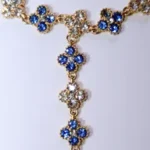 Y-Kette in Blau und Weiß – Bild 3