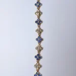 Y-Kette in Blau und Weiß – Bild 2